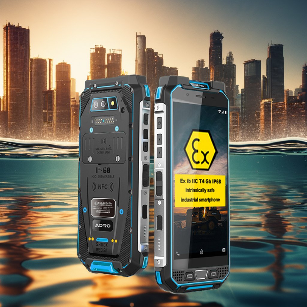 Anti-explosion Camera VHF Nfc Smartphone Barcode Approval Explosion Proof Android ATEX Zone 1/21 LTE Ip68 Rugged Mobile Phone